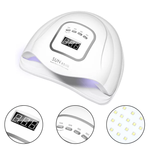 120W LED UV Nail Gel Dryer Curing Lamp- AU/US/UK/EU Plug_5