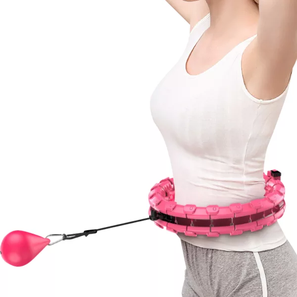 Adjustable and Detachable Abdominal Exercise Hula Hoop_4