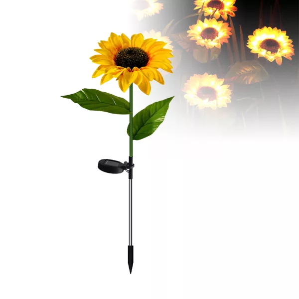 Solar Powered Sunflower Garden Lawn Light Decorations_1