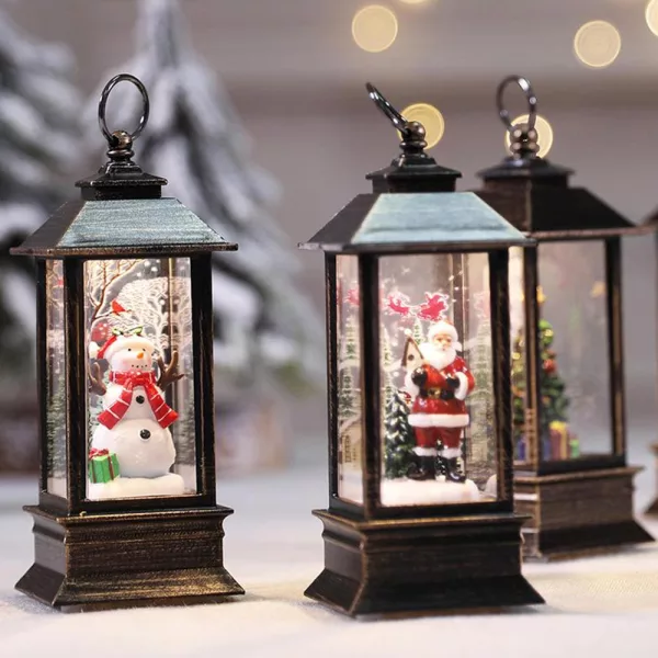 Christmas Lighting Holiday Snow Globe-Battery Operated_8