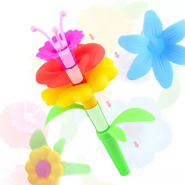 Flower Garden Building Toy Educational Activity Toy for Girls_4