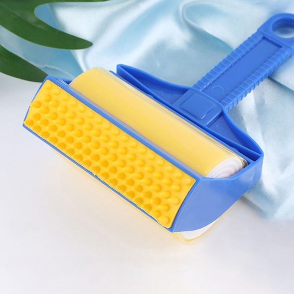 Reusable Sticky Washable Pet Lint Dust Roller Brush_9