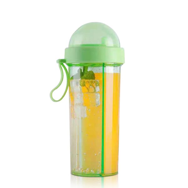 Dual Beverage Separate Straws Leak-Resistant Innovative Water Bottle_7