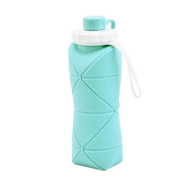 600ml Collapsible Silicone Sports Water Bottle_3