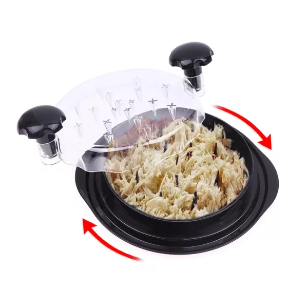 Reusable Transparent Manual Chicken Meat Mincer and Shredder Tool_6