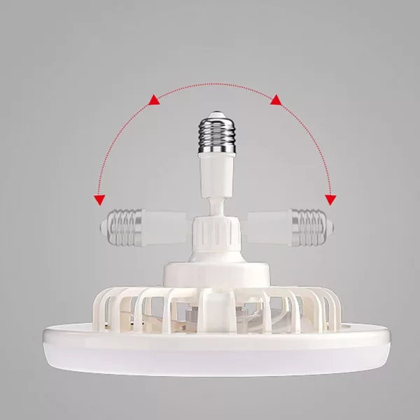 E27 Remote Controlled Indoor Ceiling Light and Cooling Electric Fan_6