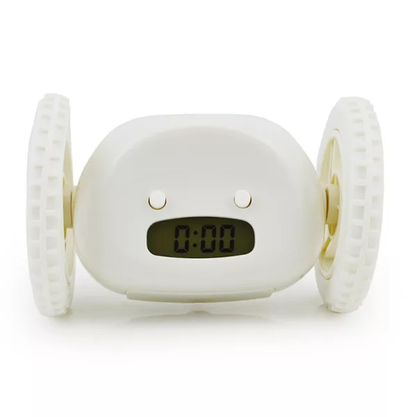 LED Lazy Running Electronic Digital Alarm Clock- Battery Operated_2