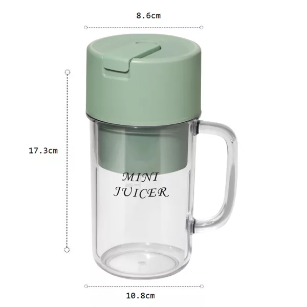 10-Blades Portable Electric Juicer Mug USB -Rechargeable_5