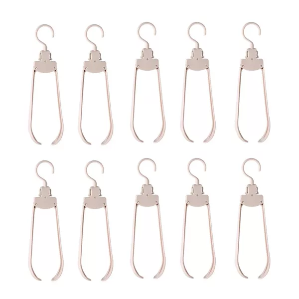 Pack of 10 Retractable Minimalist Design Laundry Hangers_0