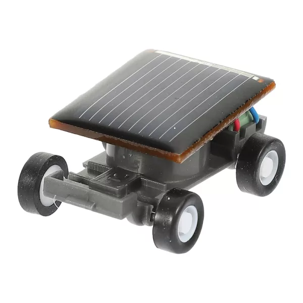 Mini Solar-Powered Toy Car Robot Racing Car for Kids_0