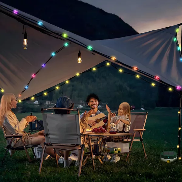 Double Powered Outdoor Camping LED String Light USB Solar Charging_8