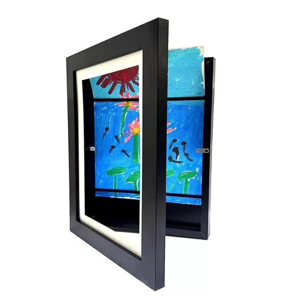 A4 Magnetic Front Opening Interchangeable Home Decor Photo Frame_5