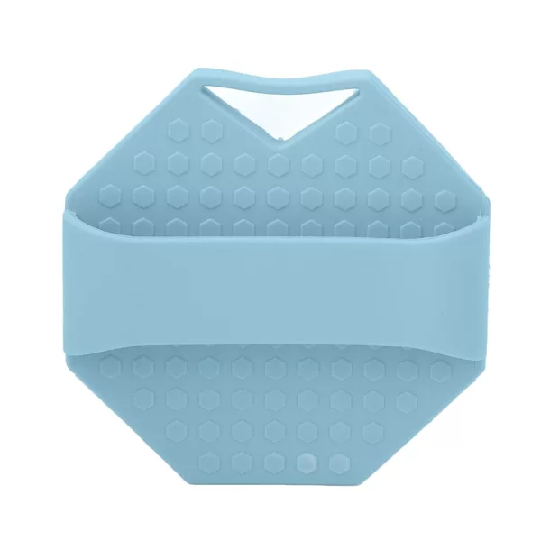 Antimicrobial Washer Silicone Exfoliating Body Scrubber for Sensitive Skin_7