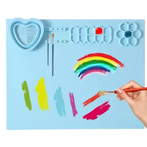 Non-Stick Silicone Washable Drawing and Painting Art Crafting Mat_0