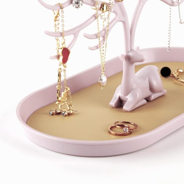 Antlers Tree Tower Jewelry Display Stand for Ring Earrings Necklace Bracelet_5