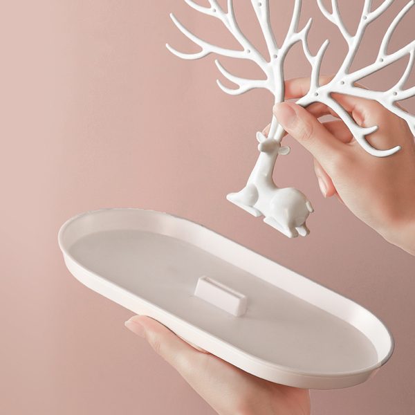 Antlers Tree Tower Jewelry Display Stand for Ring Earrings Necklace Bracelet_7