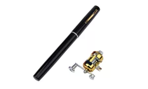 Mini Portable Pocket Pen Telescopic Fishing Rod Kit_0