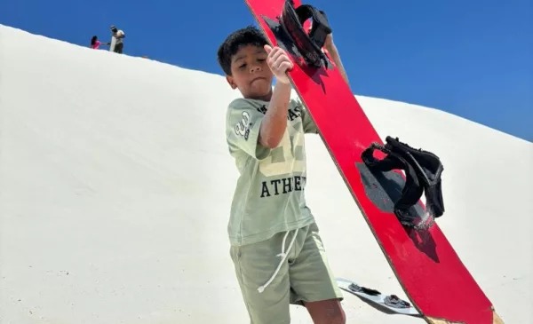 A 1-Hour Kid's Sandboarding Experience in Atlantis Dunes