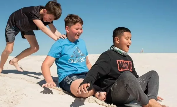 A 1-Hour Sandboarding Experience for 2 Kids in Atlantis Dunes