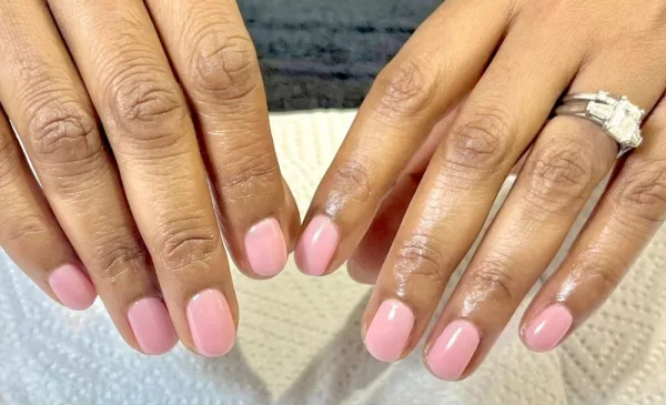 gel manicure and pedicure