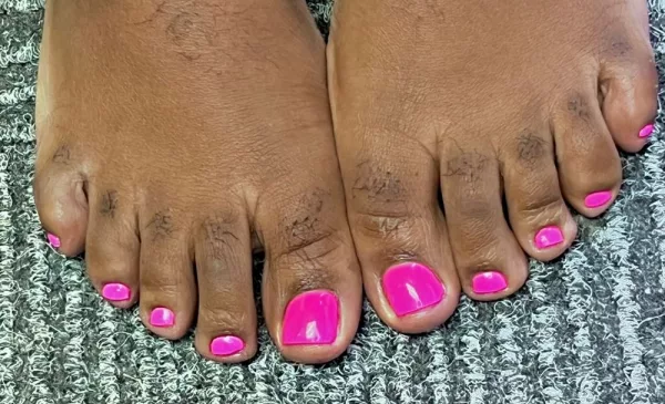 gel manicure and pedicure