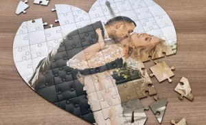 Personalised Heart Shaped Puzzles