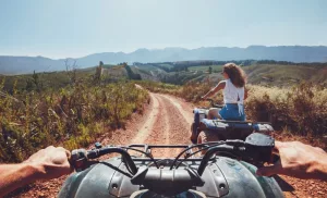 A Wild X Quad Biking Tour at Ostrich Ranch Adventure Centre