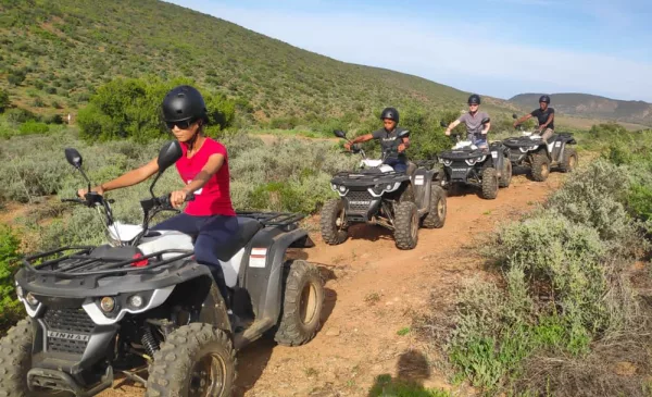 A Quad Bike Tour at Oudtshoorn Lucky Horseshoe Adventure Farm