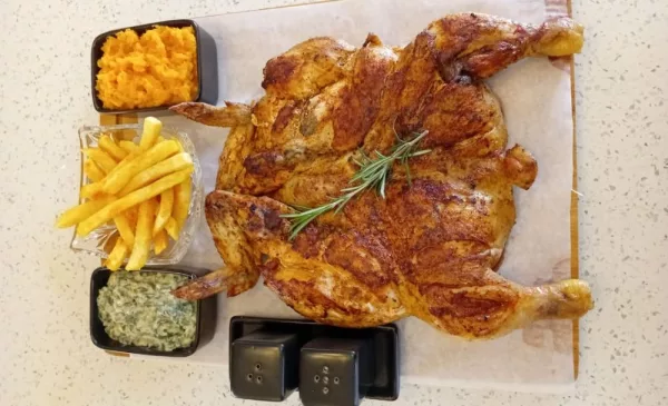 A Full Spatchcock Chicken Meal for 2 in Sandton