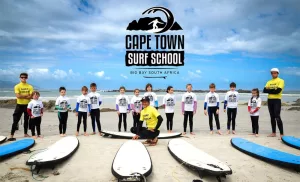 A Surf Lesson for 1 in Bloubergstrand