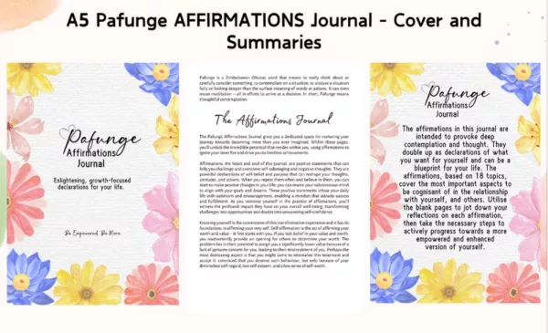 A Stationery Bundle Including an Affirmations Journal and Notebook