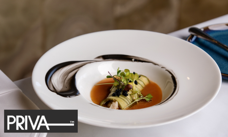 Fine Dining 2-Course Meal with Wine Pairing for Two at PRIVA