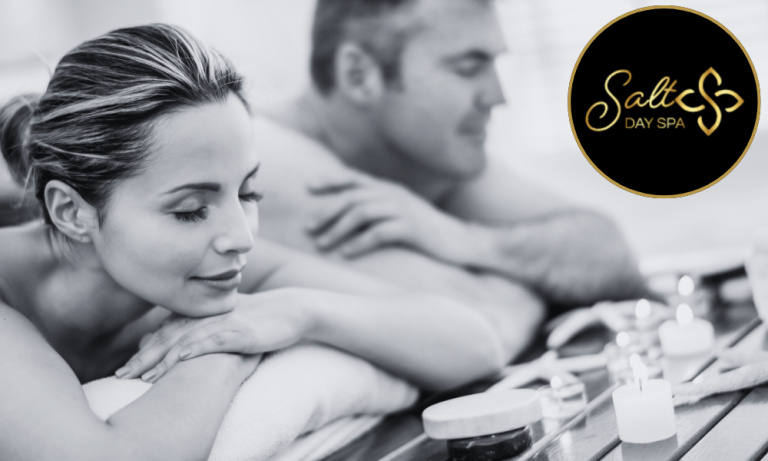 Couples Spa Pamper Package with Massage, Facial, Mani or Pedi and Treats