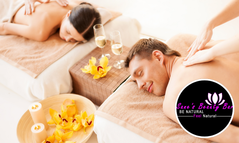105 Minute Couple’s Pamper Package Full Body Massage and Scrubs