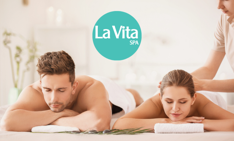2.5-Hour Couples Harmony Package with Full Body Massage, Meals, Drinks & Indoor Pool Session for 2