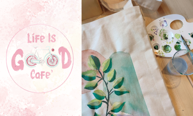 Sip and Paint Tote Bag Experience for 1 Person Including Snacks, Drinks and Cocktail Burgers